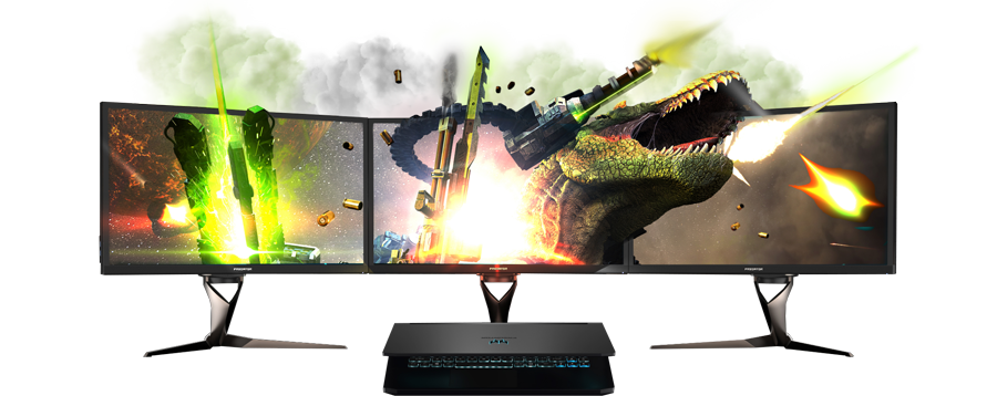 triple display